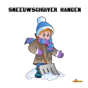Sneeuwschuiver Hangen