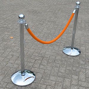 Afzet Koord, rood of oranje fluweel