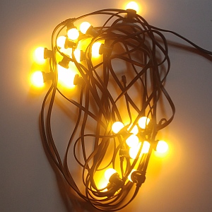 Feestverlichting, 20 meter wit